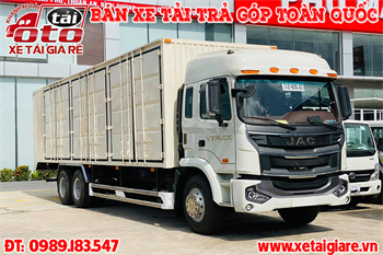 Xe Tải JAC A5 14 Tấn Thùng Kín Container 3 Cửa Hông | Xe Tải JAC 13T6 Tấn Thùng Container